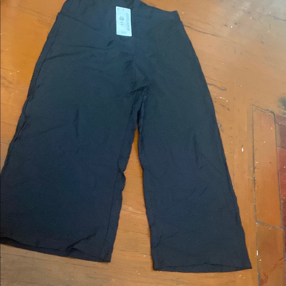 Eddie Bauer Black Casual Wide-Leg Bottoms